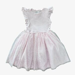 Pastourelle by Pippa & Julie Light Pink Glittery Tulle Dress 4